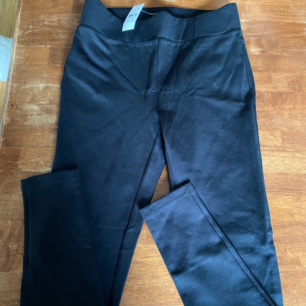 LOFT black leggings NWT